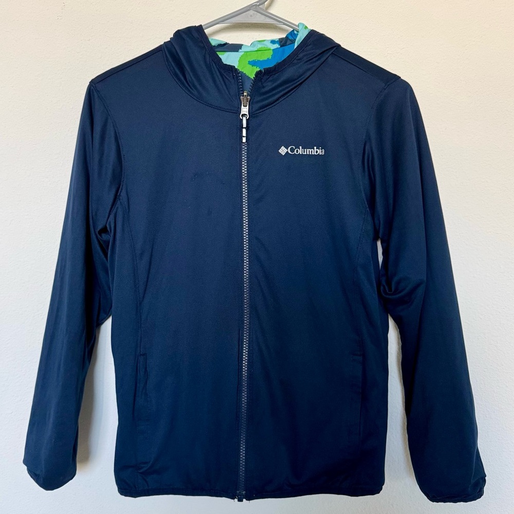 Columbia Kids’ Pixel Grabber II Reversible Jacket with Hood